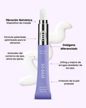 Cargar imagen en el visor de la galería, SO BASE - Collagen Lifting Vibe Eye Cream | Dispositivo de vibración galvánica