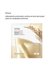 Cargar imagen en el visor de la galería, Anua Rice 70 Glow Collagen Mask - Mascarilla de Arroz y Colágeno