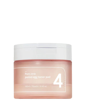 No. 4 Pore Zero Peeled Egg Toner Pad | Discos Exfoliantes