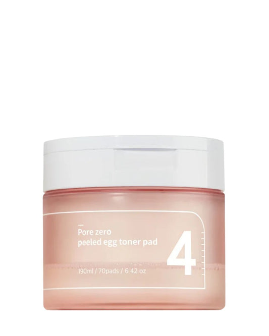 No. 4 Pore Zero Peeled Egg Toner Pad | Discos Exfoliantes