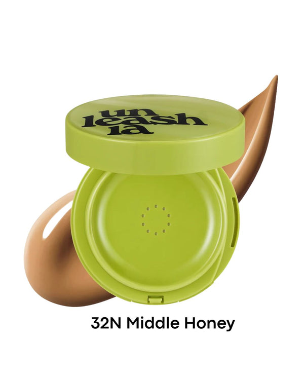 Satin Wear Healthy Green Cushion