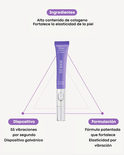 SO BASE Collagen Lifting Vibe Eye Cream (20ml) con Dispositivo Galvánico