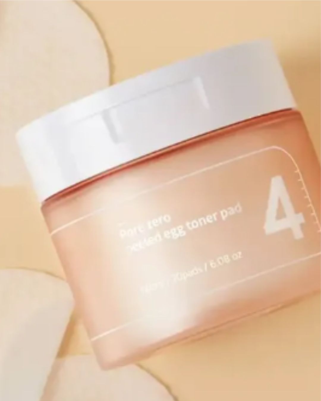 No. 4 Pore Zero Peeled Egg Toner Pad | Discos Exfoliantes