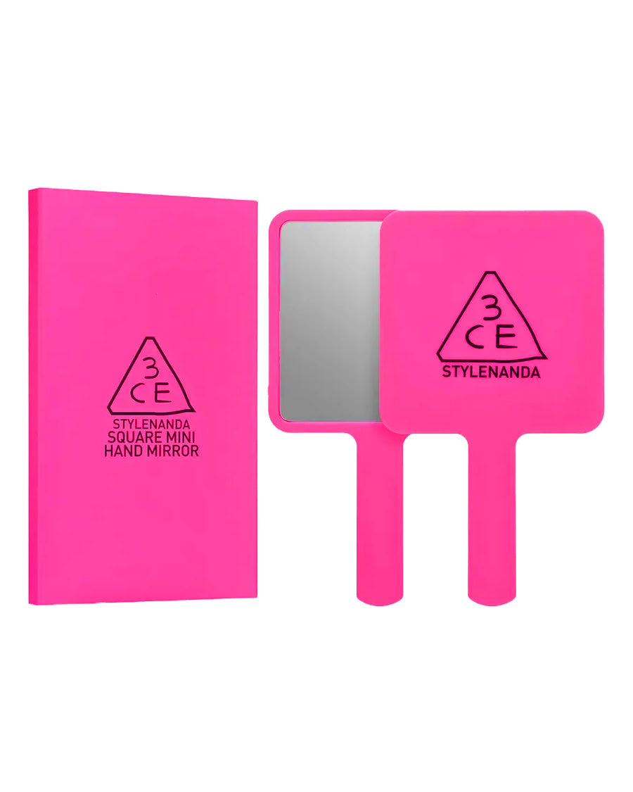 Square Hand Mirror (Pink)