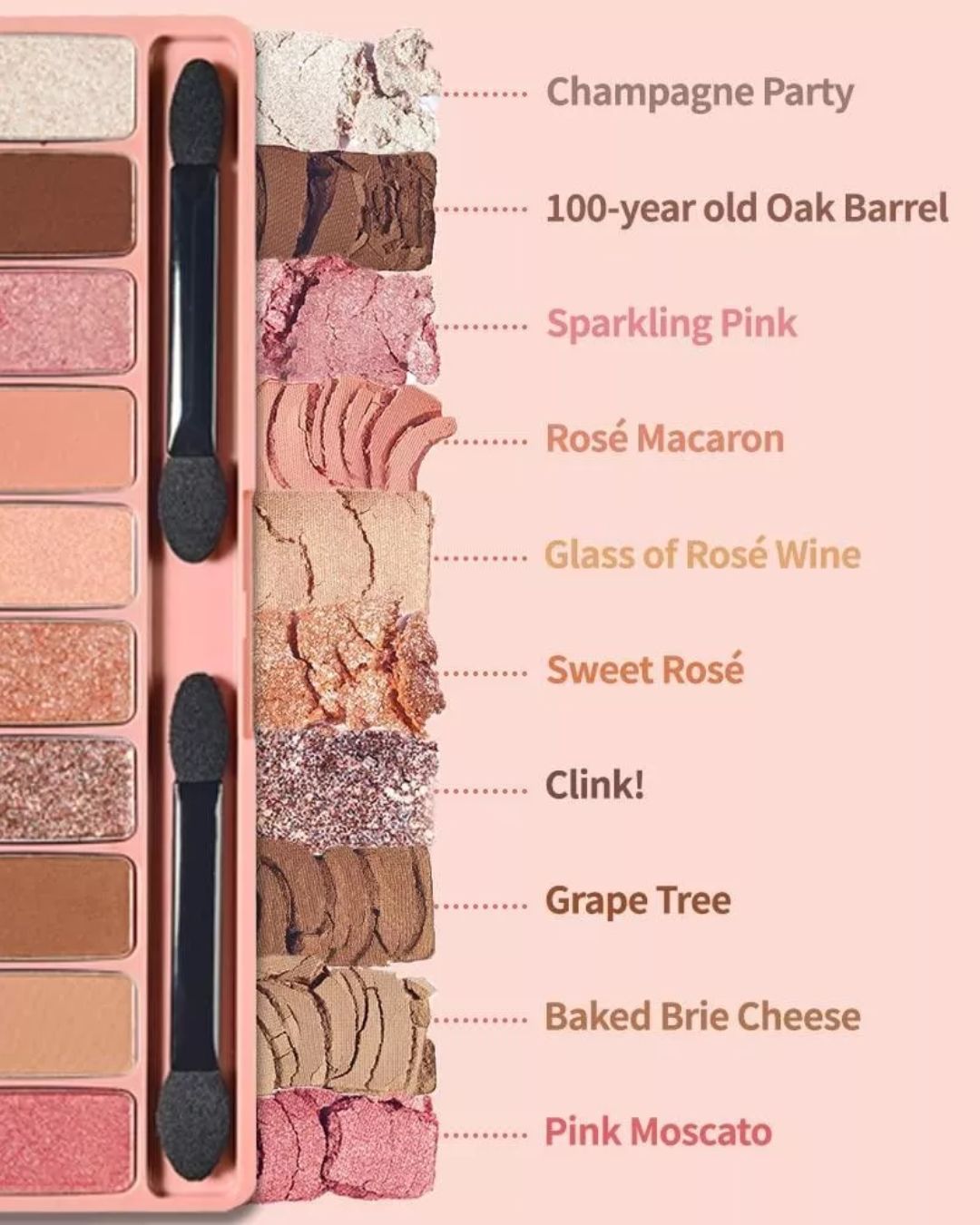 Play Color Eyes Rose Wine Paleta de Sombras