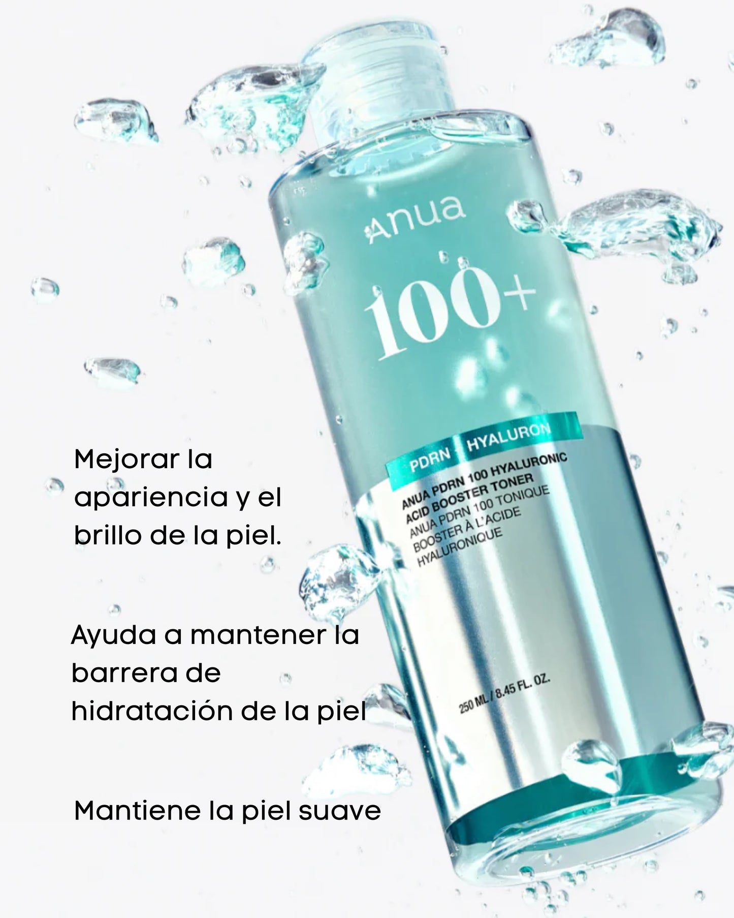 PDRN Hyaluron 100 Hyaluronic Acid Booster Toner - Tónico Hidratante (200ml)