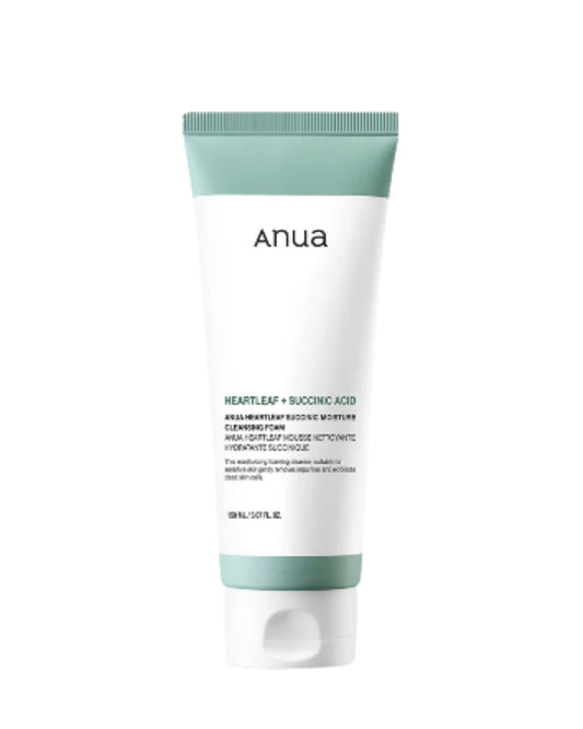 HEARTLEAF SUCCINIC MOISTURE CLEANSING FOAM 150ML