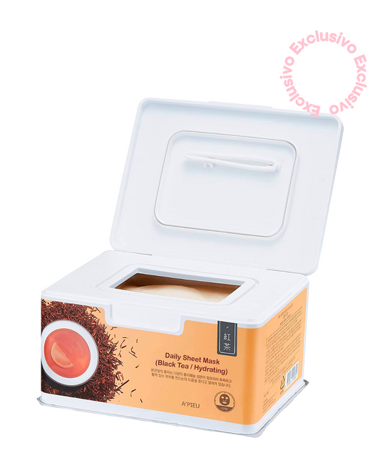 Black Tea Daily Sheet Mask (33 Piezas)