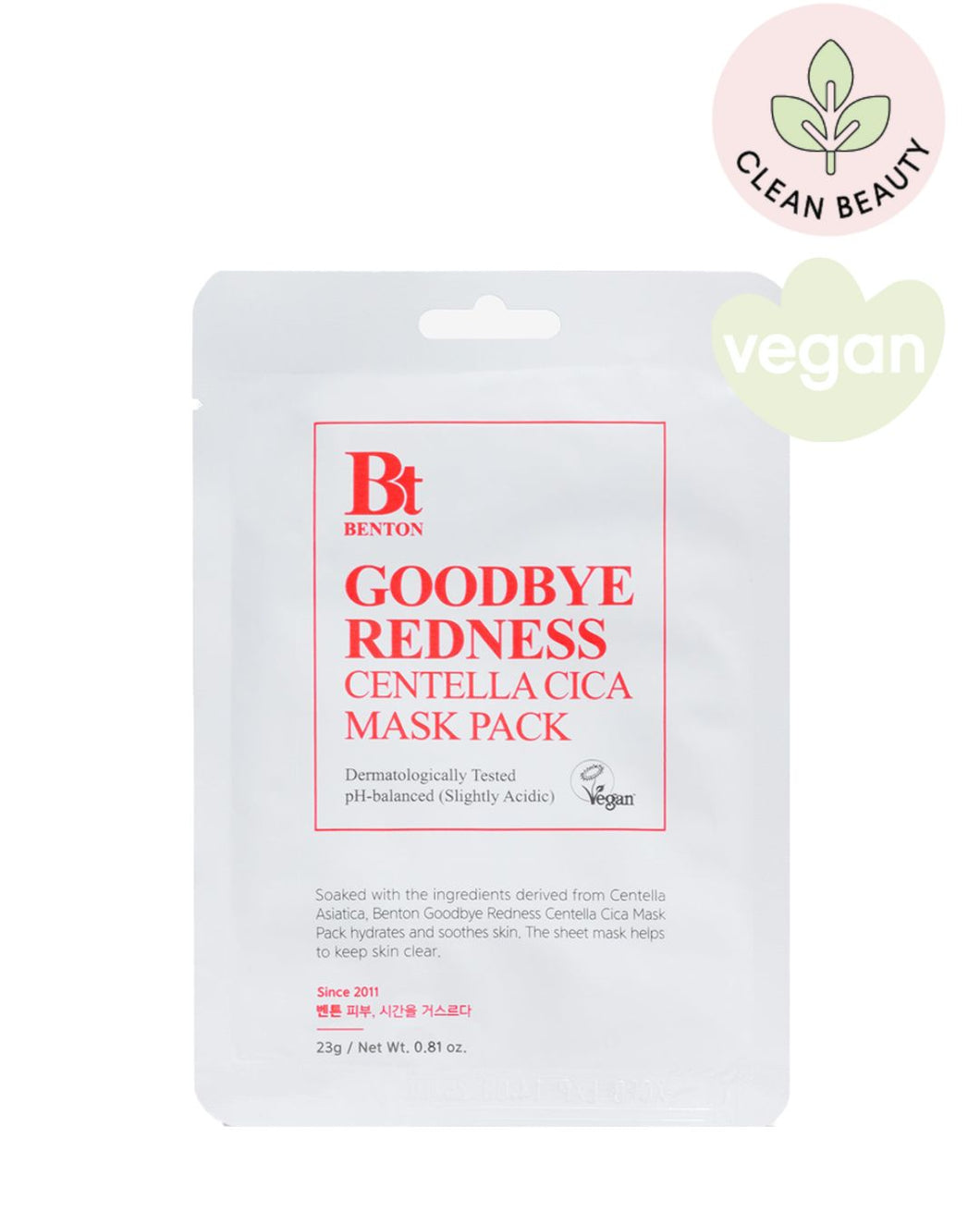 BENTON - Goodbye Redness Centella Mask