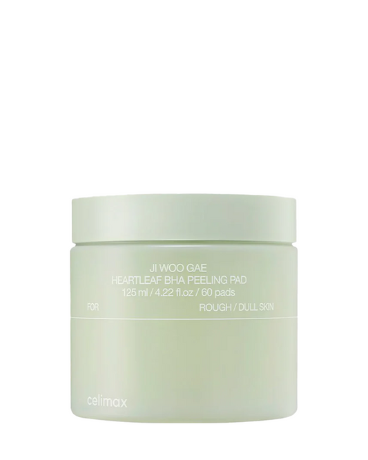 Jiwoogae Heartleaf BHA Peeling Pad - 60 pzs