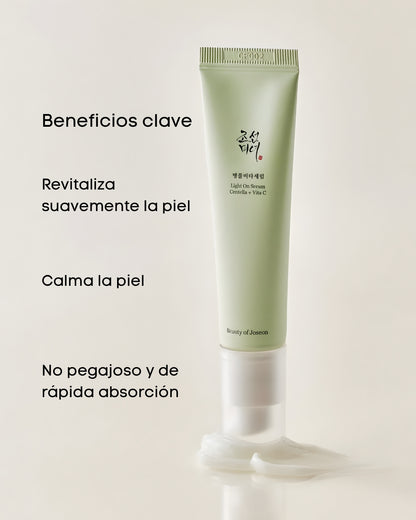 Light On Serum : Centella + Vita C - Suero Iluminador 30ml
