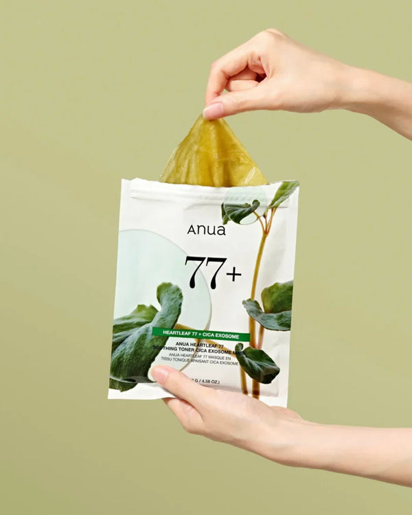 Heartleaf 77% Soothing Sheet Mask - Mascarilla Facial Calmante (25ml)
