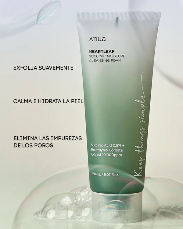 Heartleaf Quercetinol Pore Deep Cleansing Foam - Limpiador Facial Profundo (150ml)