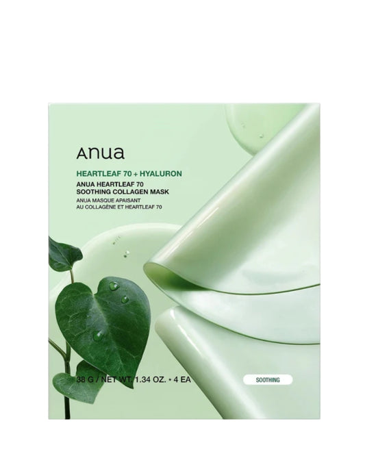 Heartleaf 70 Soothing Collagen Mask - Mascarilla Facial de Colágeno (25ml)