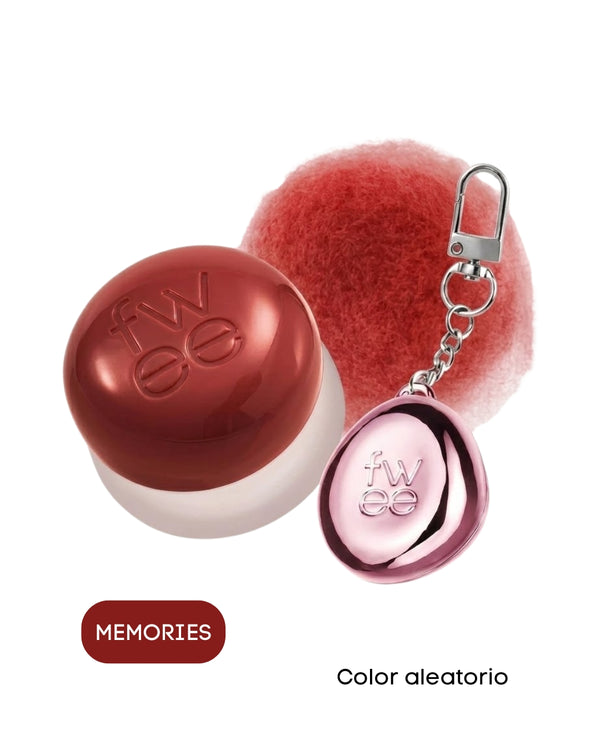 Lip & Cheek Blurry Pudding Pot + Llavero Coleccionable