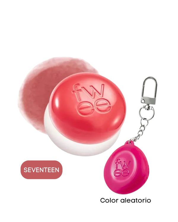 Lip & Cheek Blurry Pudding Pot + Llavero Coleccionable