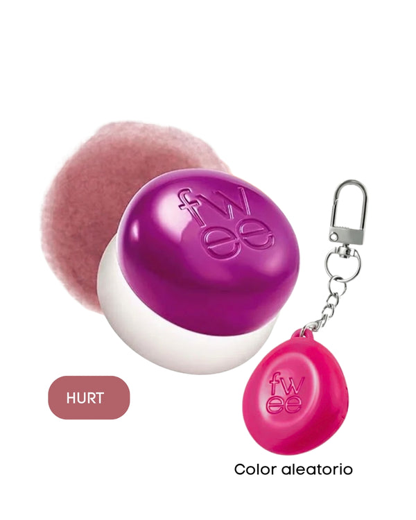 Lip & Cheek Blurry Pudding Pot + Llavero Coleccionable