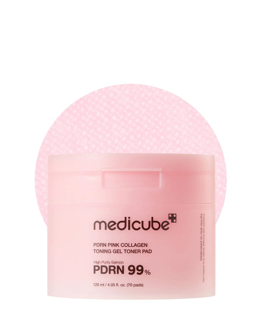 PDRN Pink Collagen Toning Gel Toner Pad