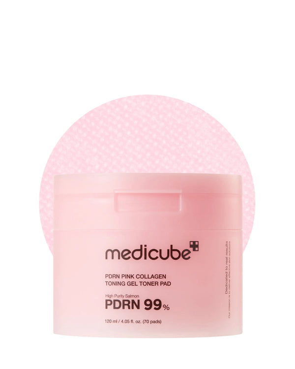 PDRN Pink Collagen Toning Gel Toner Pad