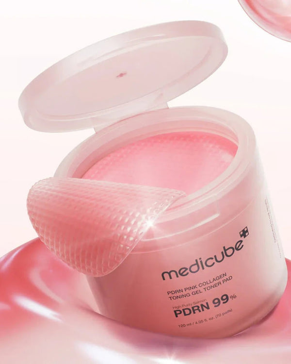 PDRN Pink Collagen Toning Gel Toner Pad