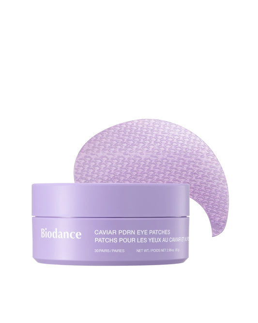 Caviar PDRN Eye Patches (30 pares) — Parches Coreanos para Ojos