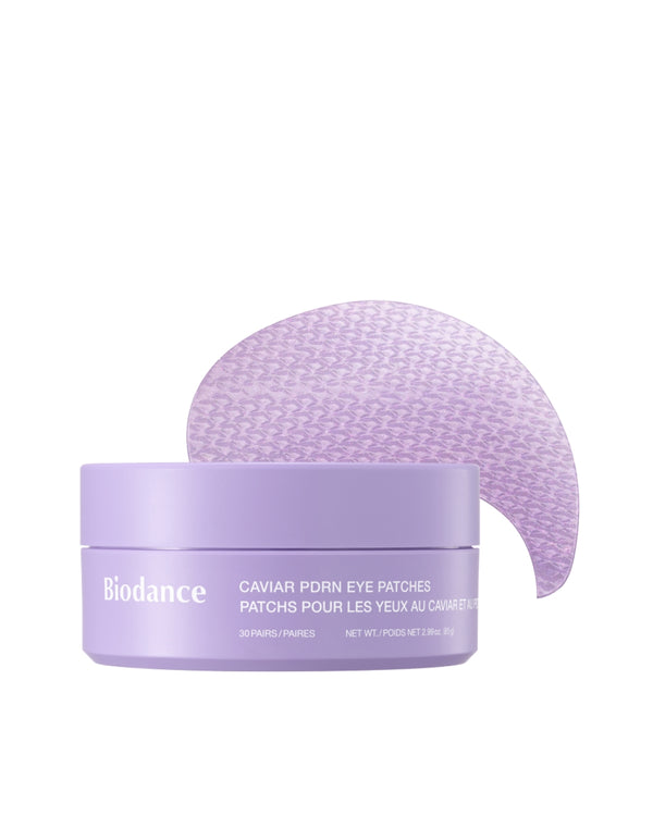 Caviar PDRN Eye Patches (30 pares) — Parches Coreanos para Ojos