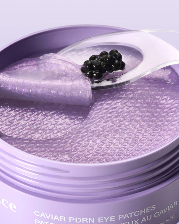 Caviar PDRN Eye Patches (30 pares) — Parches Coreanos para Ojos