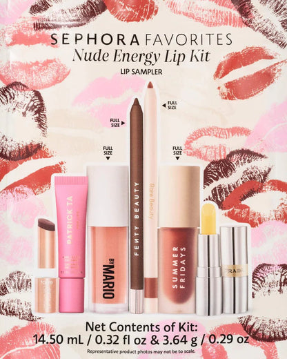 Nude Energy Lip Kit — Set de Labiales Virales