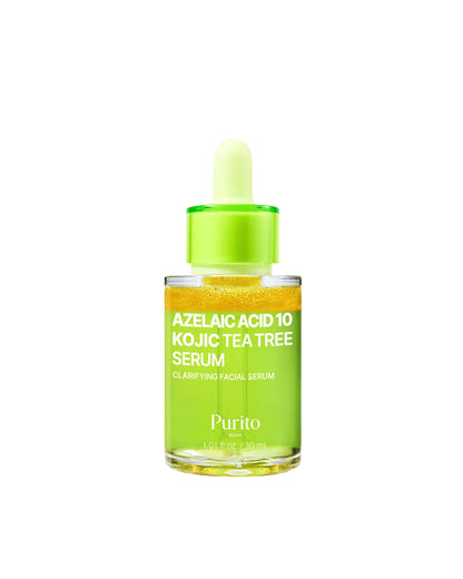 Azelaic Acid 10% + Kojic Acid & Tea Tree Serum (30ml) — Suero Antimanchas y Acné