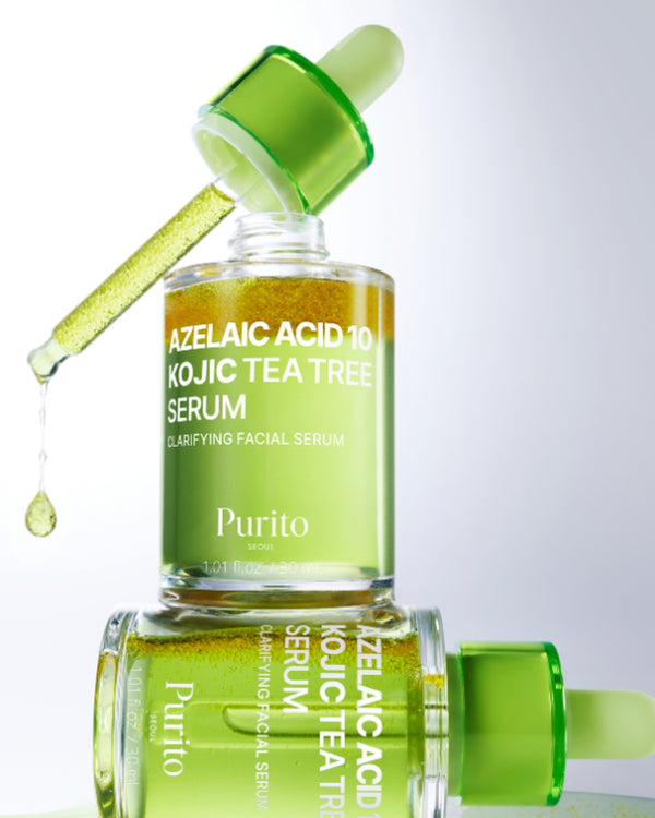 Azelaic Acid 10% + Kojic Acid & Tea Tree Serum (30ml) — Suero Antimanchas y Acné