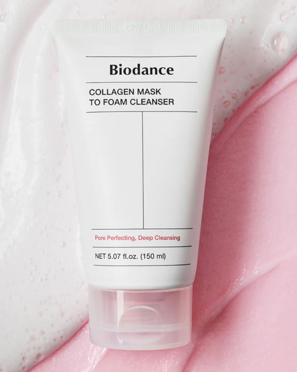 Collagen Mask to Foam Cleanser | Limpiador 2 en 1 y Cuidado de Poros