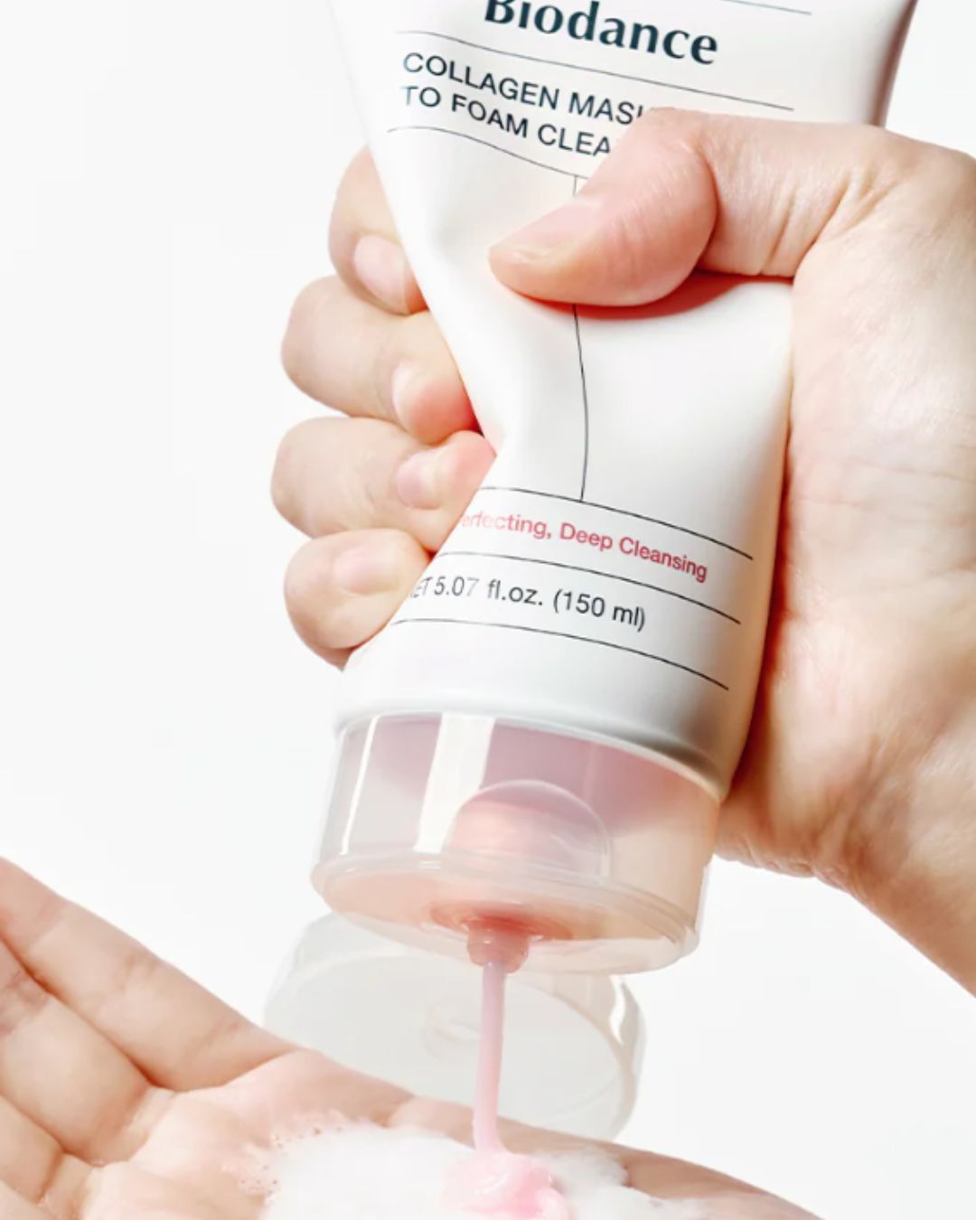 Collagen Mask to Foam Cleanser | Limpiador 2 en 1 y Cuidado de Poros