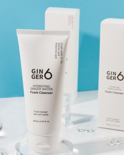 Hydrating Ginger Water Foam Cleanser | Limpiador Facial Coreano