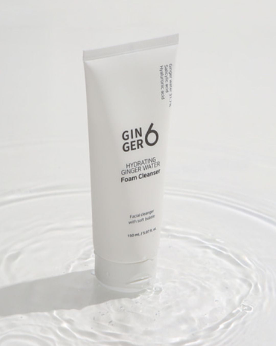 Hydrating Ginger Water Foam Cleanser | Limpiador Facial Coreano