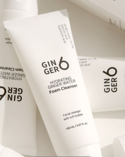 Hydrating Ginger Water Foam Cleanser | Limpiador Facial Coreano