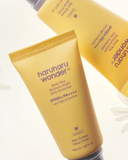 Black Rice Moisture Airyfit Daily Sunscreen SPF50+ | Protector Solar Coreano