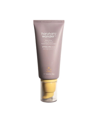 Black Rice Pure Mineral Relief Daily Sunscreen SPF50+ | Protector Solar Mineral Coreano