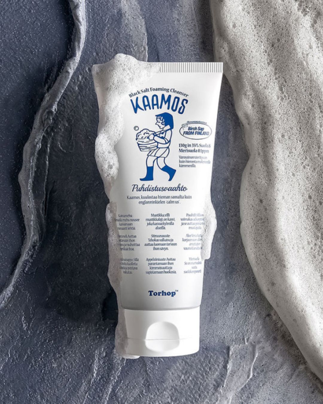 Kaamos Black Salt Foaming Cleanser | Espuma Limpiadora