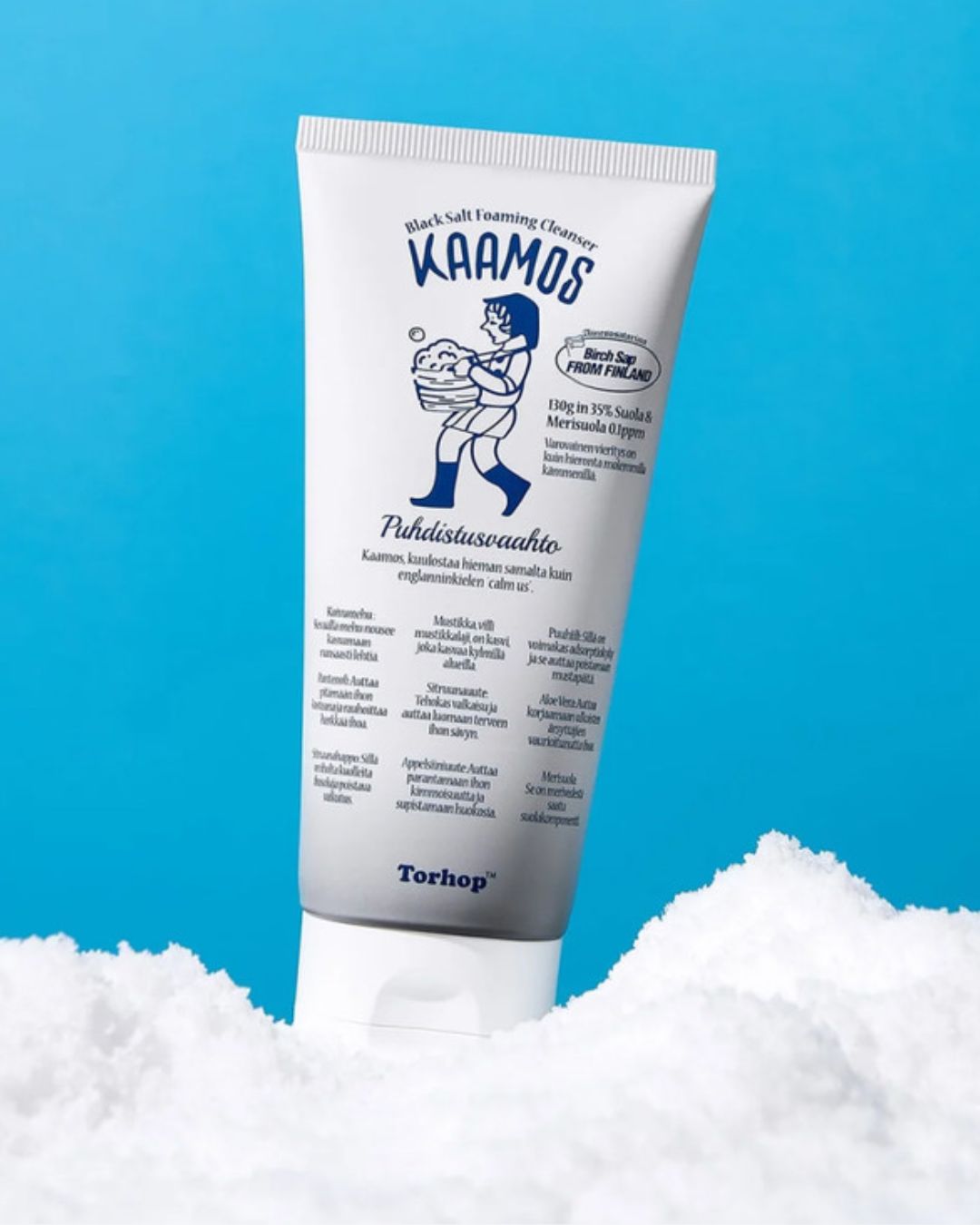 Kaamos Black Salt Foaming Cleanser | Espuma Limpiadora