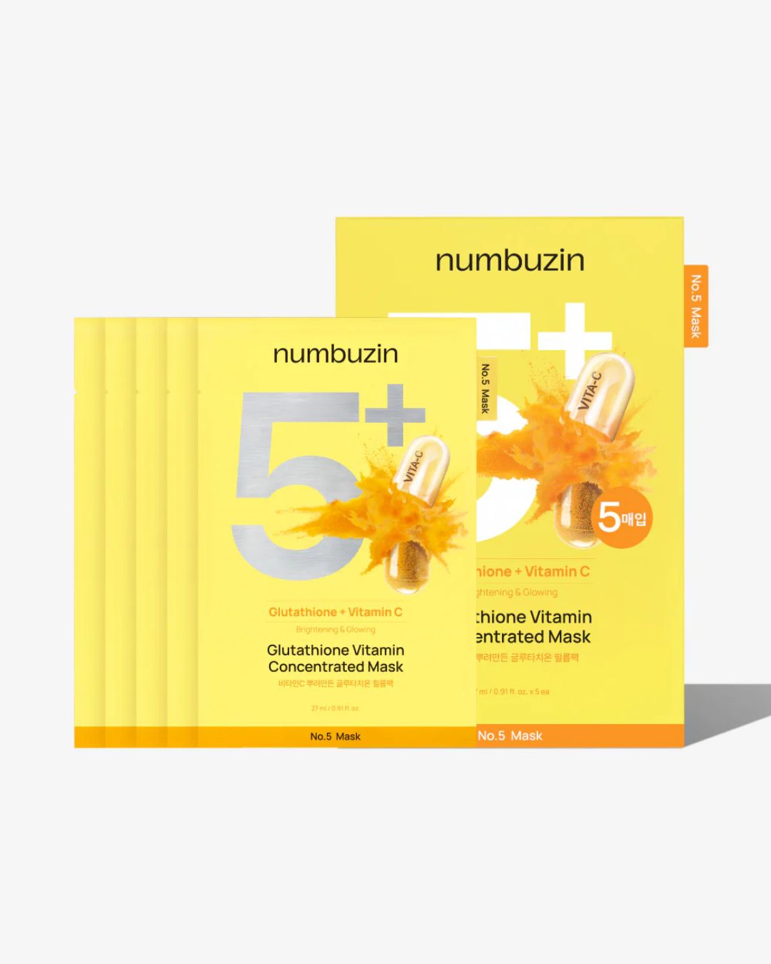 No. 5+ Glutathione Vitamin Concentrated Mask | Mascarilla