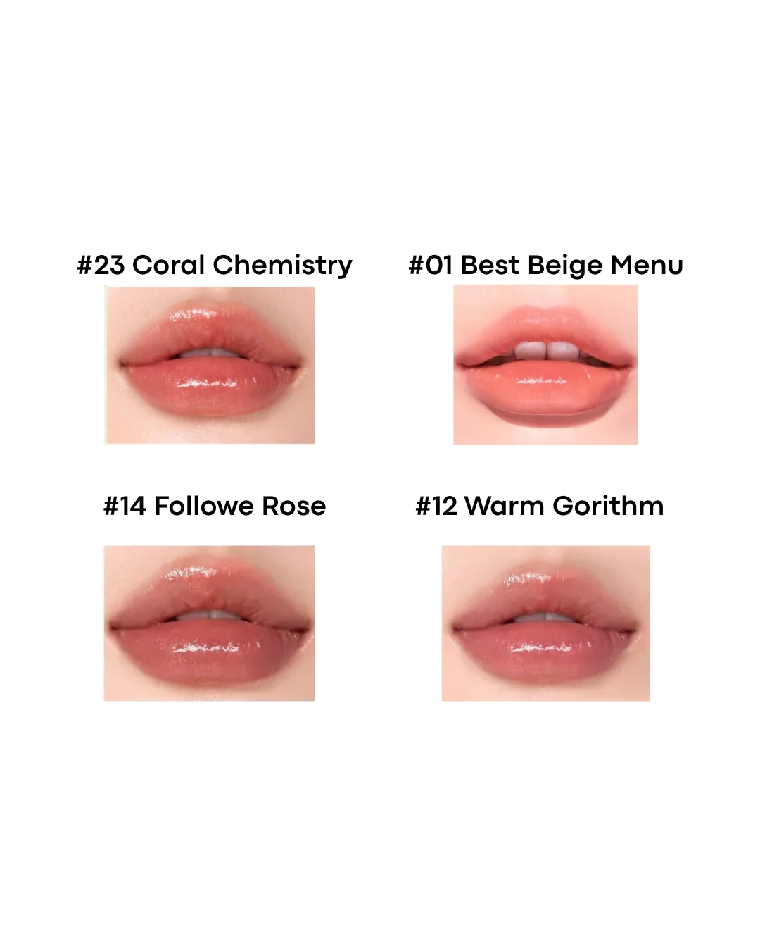 Ink Mood Glowy Tint (Tonos #01, #12, #14, #23)