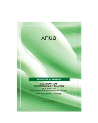 Heartleaf + Ceramide Cream Mask Night Solution - Mascarilla Nocturna Reparadora
