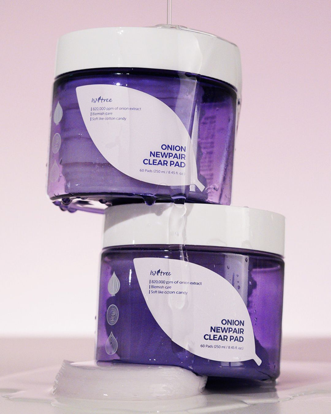 Onion Newpair Clear Pad 60 Pads (250ml) - Discos Exfoliantes