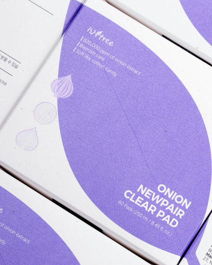 Onion Newpair Clear Pad 60 Pads (250ml) - Discos Exfoliantes
