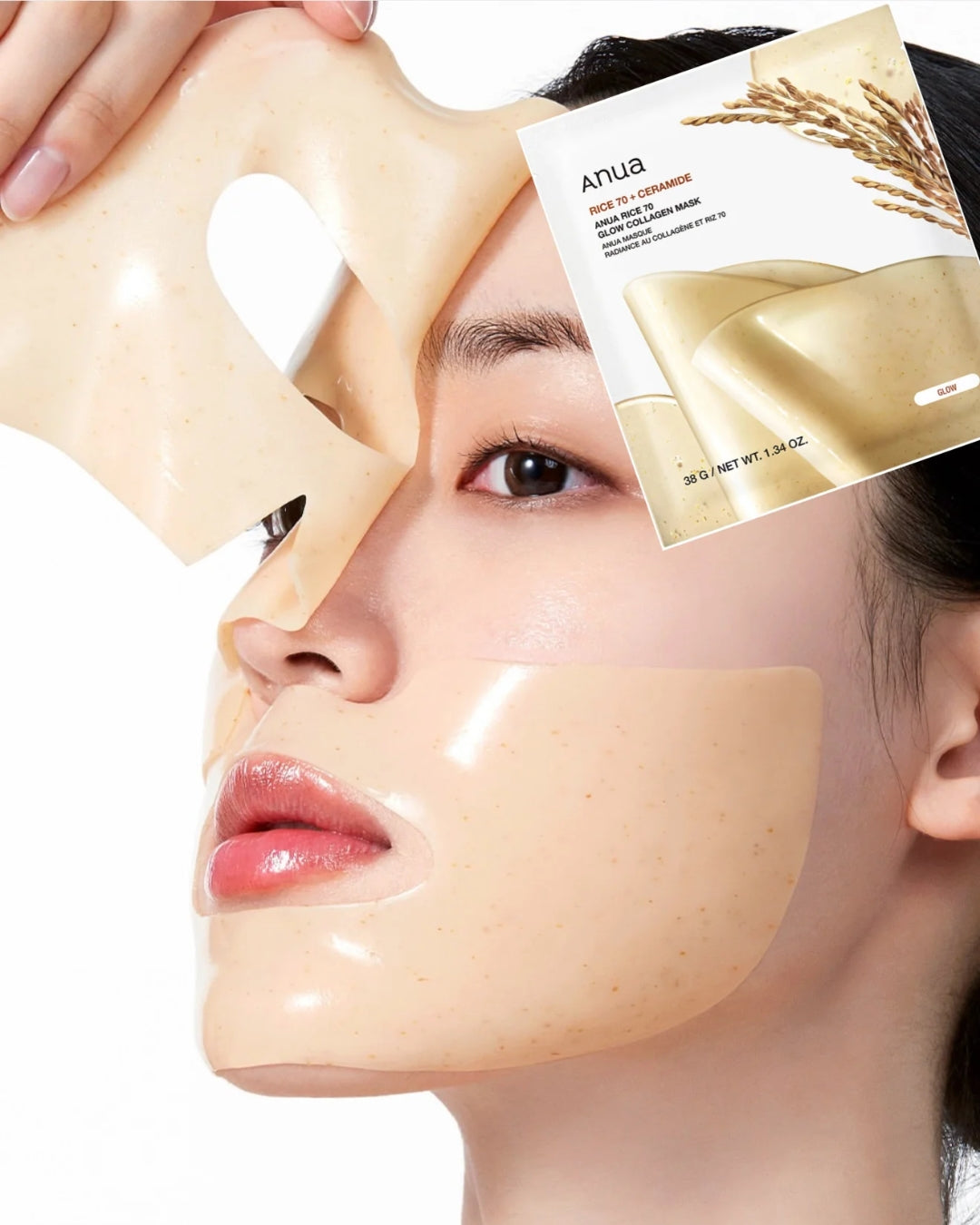 Rice 70 Glow Collagen Mask - Mascarilla de Arroz y Colágeno