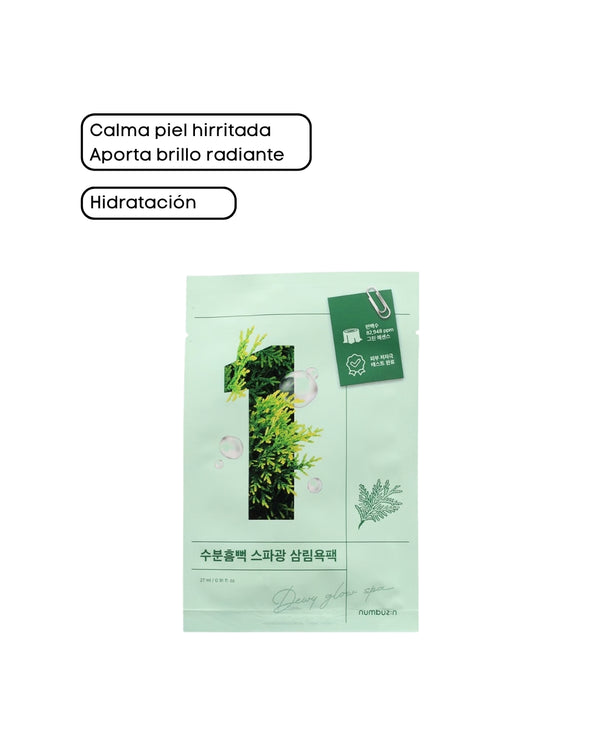 Numbuzin No. 1 Dewy Glow Spa Sheet Mask