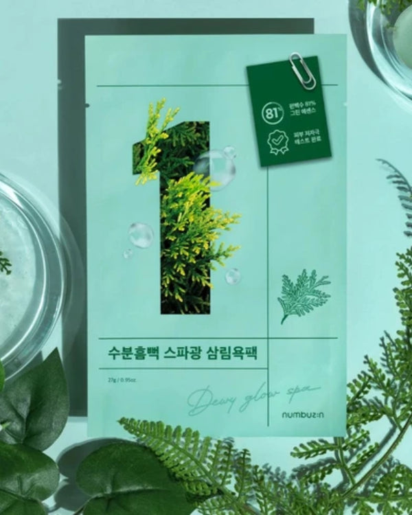 Numbuzin No. 1 Dewy Glow Spa Sheet Mask