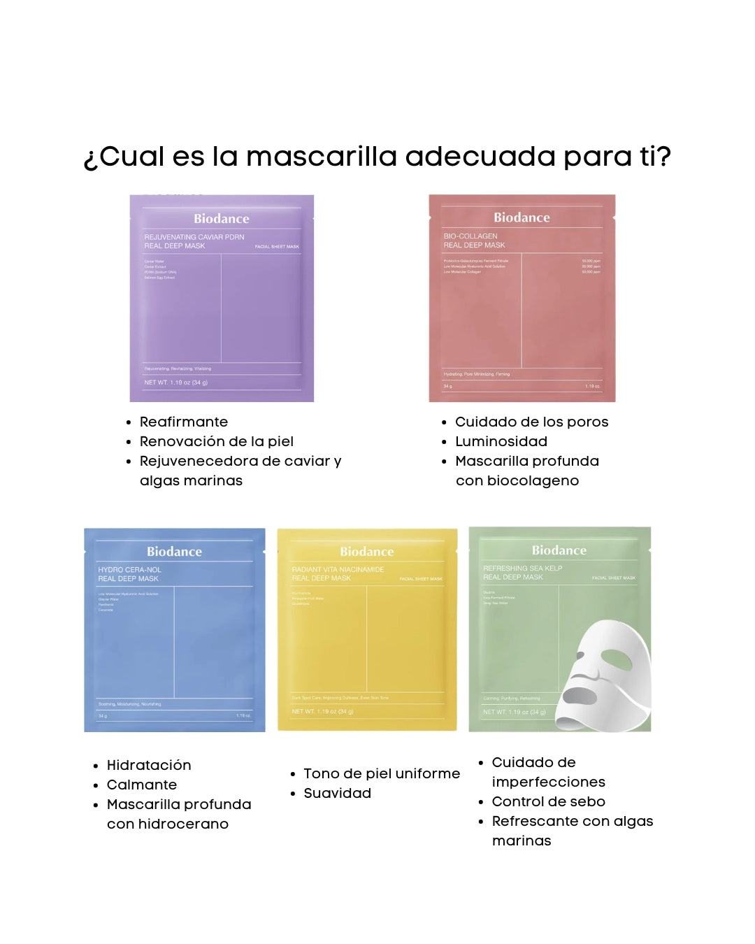 Real Deep Mask Gift Set (5 Mascarillas)