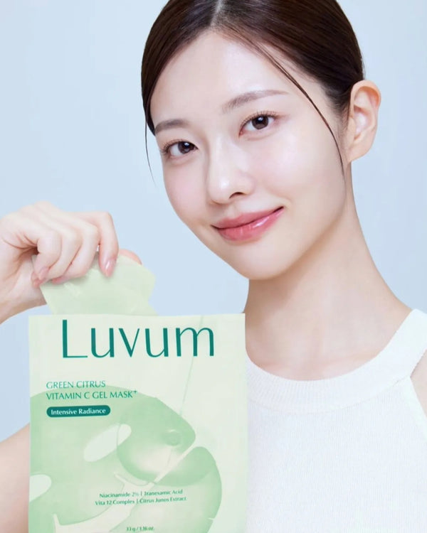 Kit Luvum Premium Gel Masks: Phyto Collagen, Vitamin C, Cica y Yuja