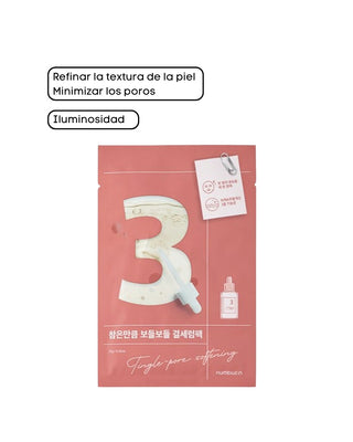 Numbuzin No. 3 Tingle Pore Softening Sheet Mask